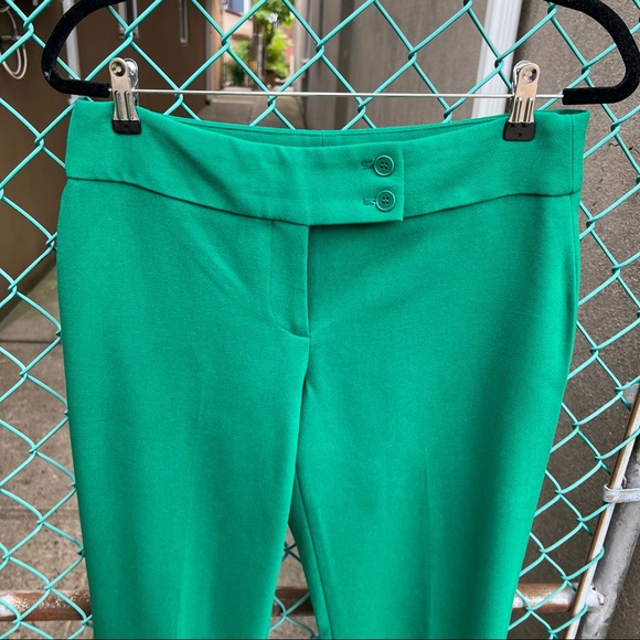 Talbots Green Cropped Pants 6 - Picture 12 of 16